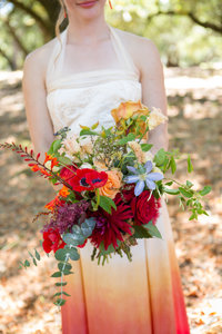 Wedding Bouquet in The Knot magazine
