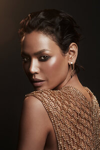 YSL campaign portrait of Amira by Ylva Erevall, showcasing modern elegance.