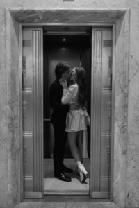 Book Tower Detroit Engagement Photography with Savvy Shoots