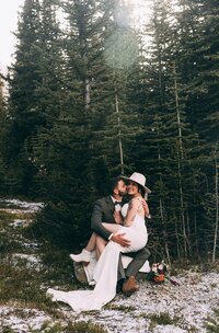 Alberta elopement and micro-wedding galleries by Allie Knulls Photography