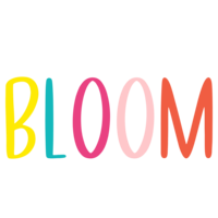 Bloom by bel monili multicolor logo