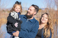 Family photo in the park. Bay Area