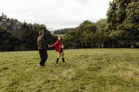Maternity photoshoot in Christchurch with greenery