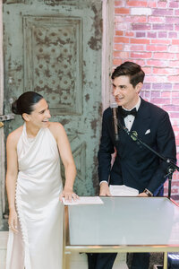 Bride and Groom Speech | Multi-Day Wedding Photographer in Montreal | Juno by Julia C. Vona