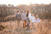 Outdoor family session in grasses in New Ulm Minnesota, by Jennifer Brandes Photography.