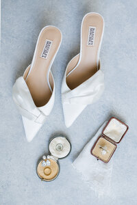 bridal detail flatlay