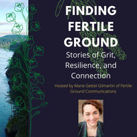 Podcast cover with text "Finding Fertile Ground"
