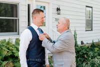 dad and groom at barnwood events in madison, winconsin