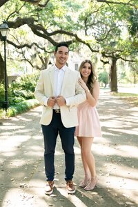 Classy engagement photography Savannah GA