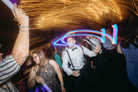 End of night send-off, The Abbott Kansas City wedding — Elizabeth West Photography