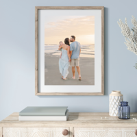 Family on Kiawah, framed print
