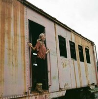 Old Train Portrait