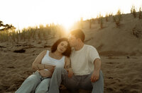 coastal-maine-Luxury maternity-photography-at-sunset-06