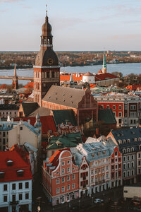 View of Riga, Latvia from Clock Tower