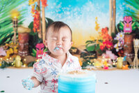 Baby Eating Cake