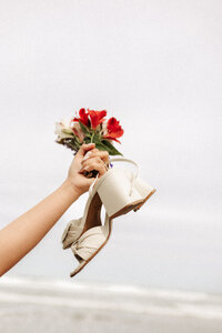 Details during an elopement photoshoot in Gore Bay