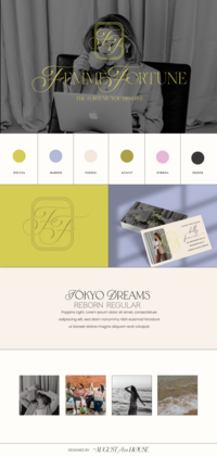 brand identity design for financial advisor by August Ave House