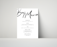 Graffico Bar Menu 2