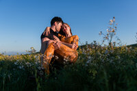 Engagement-Point-Reyes-Wild-Flowers