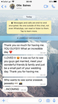 Reviews Screenshot of Messages