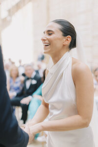Bride Ceremony | Bazart Griffintown Editorial Wedding Photographer | Juno by Julia C. Vona