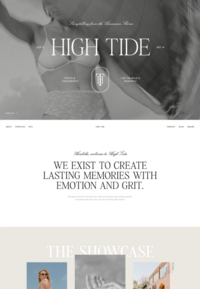 Showit Website Template Northfolk High Tide 1