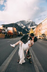 Craft your Banff elopement adventure with Allie Knulls Photography - from storytelling photographs to dream locations, create lasting memories together.
