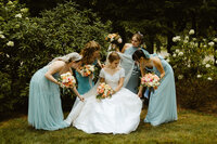 Reynolda gardens bridesmaids