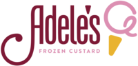 Adele's Frozen Custard logo. 