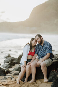 tunnels beach maternity lifestyle session haena kauai-4