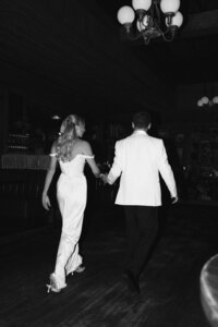Editorial wedding photography at Trivoli Tavern Chicago features Lauren Alatriste's fashion forward approach to reception coverage, creating sophisticated imagery that combines celebration elegance with luxury wedding aesthetics and authentic emotion.