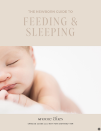 An instant download of the Feeding and Sleeping guide on tablet