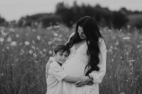 Maternity Photos in a flower field.CaitlynCloudPhotography231