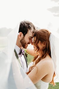 wedding-couple-under-bridal-veil