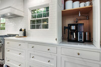 Coffee Station Staged for Client Showing - West Village Realty