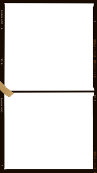 black photo strip