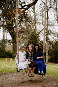 fairy hill guests on swing