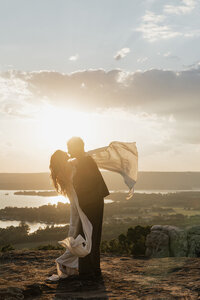 Bride and groom portrait at Stone Haven Wedding Venue, DFW