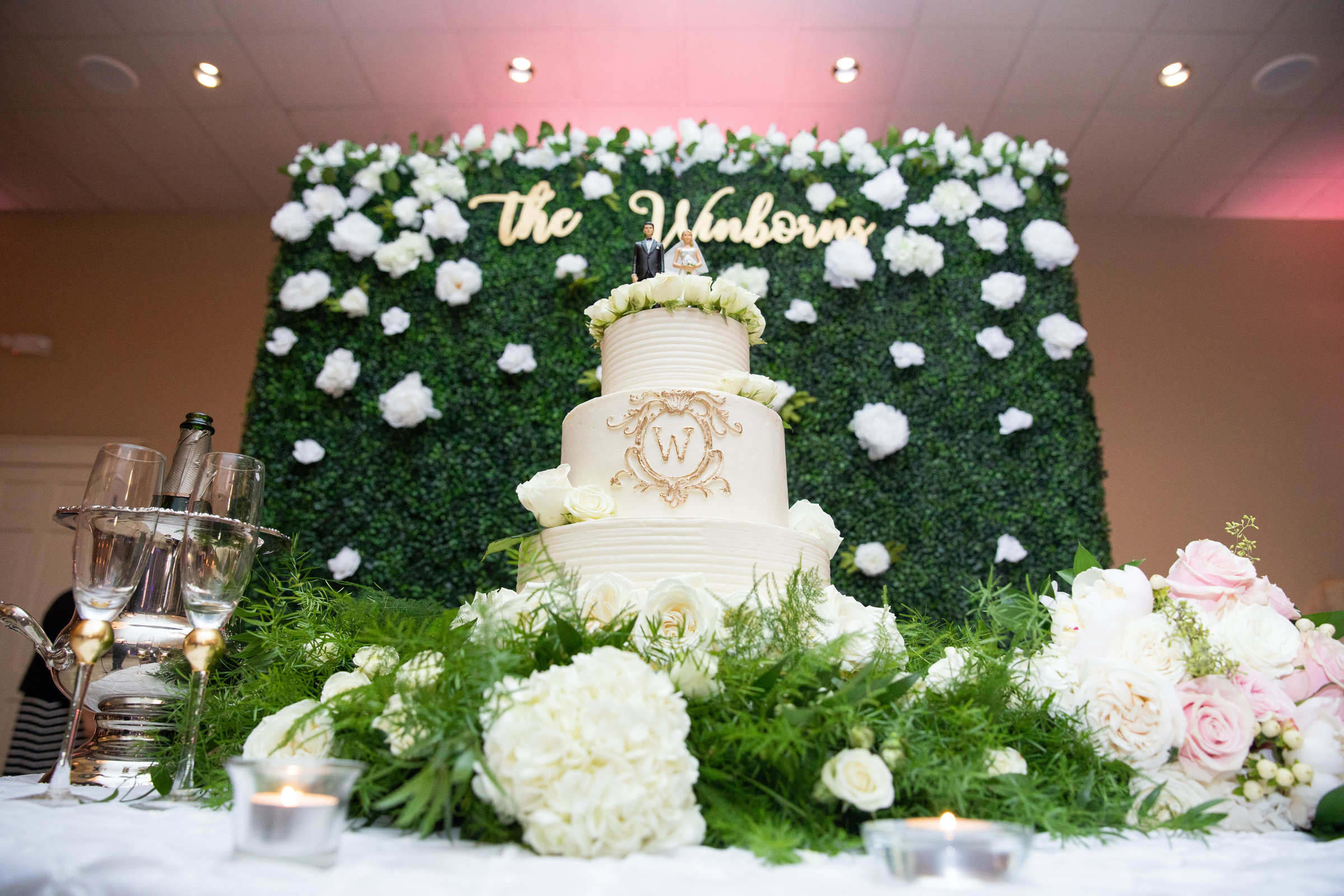 Wedding cake at the Slavonian Lodge