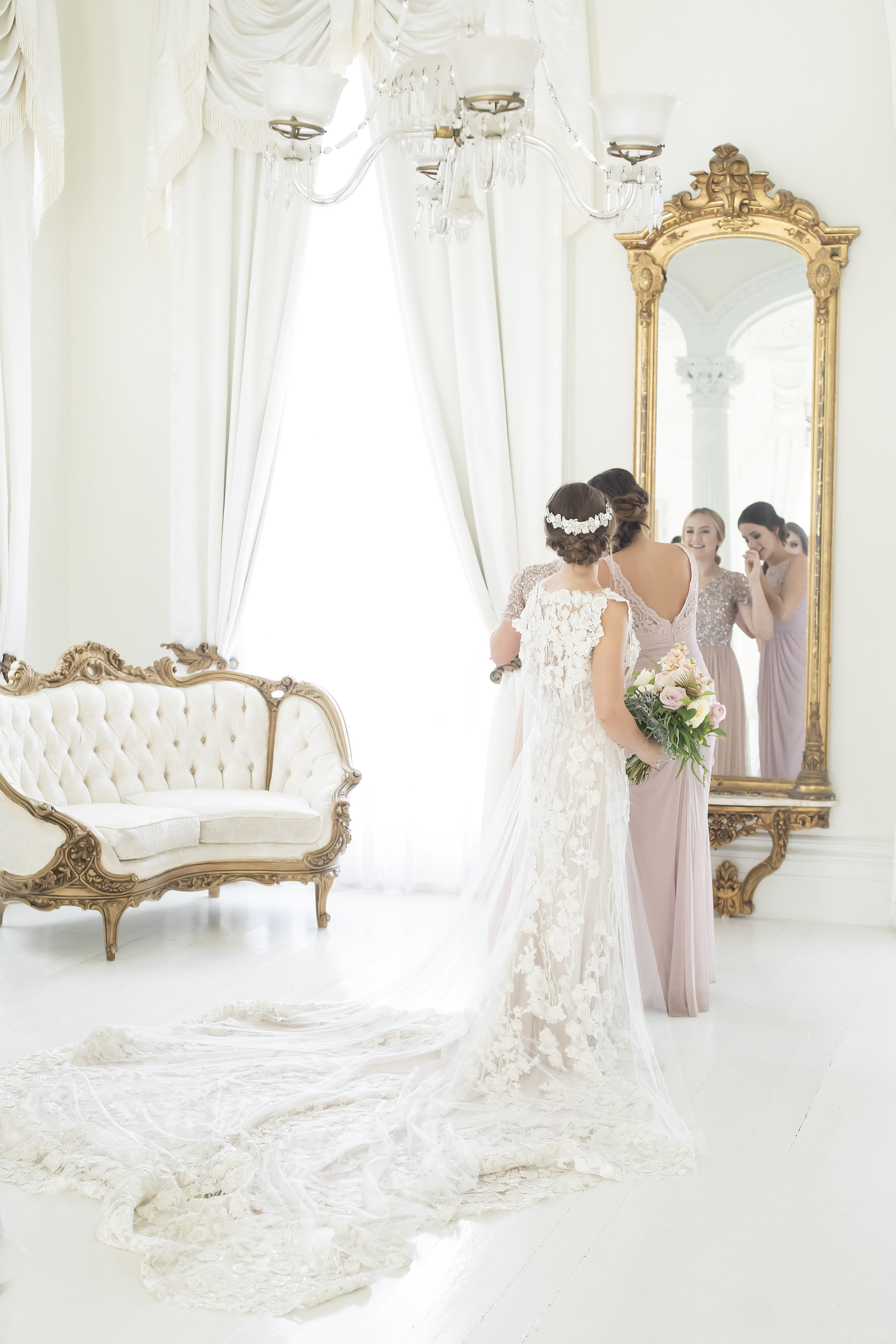 Pronovias Bridal Gown at Nottoway Plantation