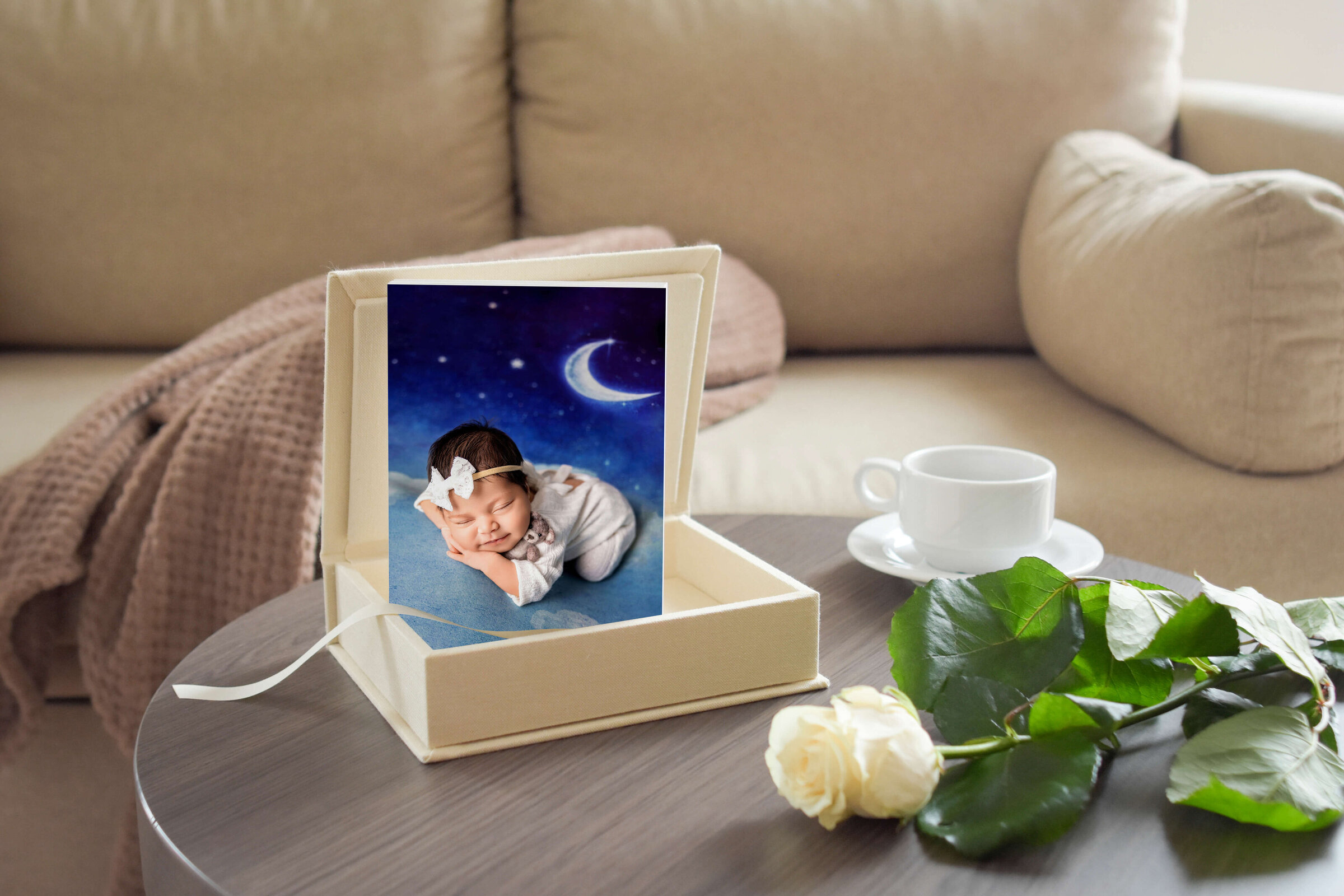 Cream Folio Couch moon