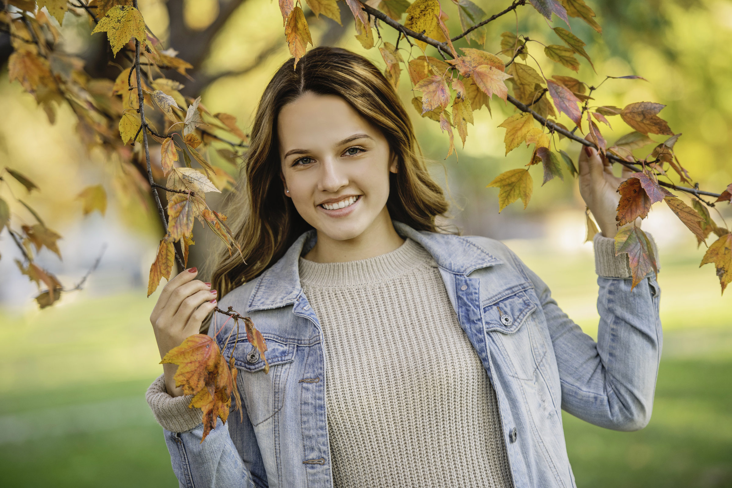 fall photo session at Goodale park