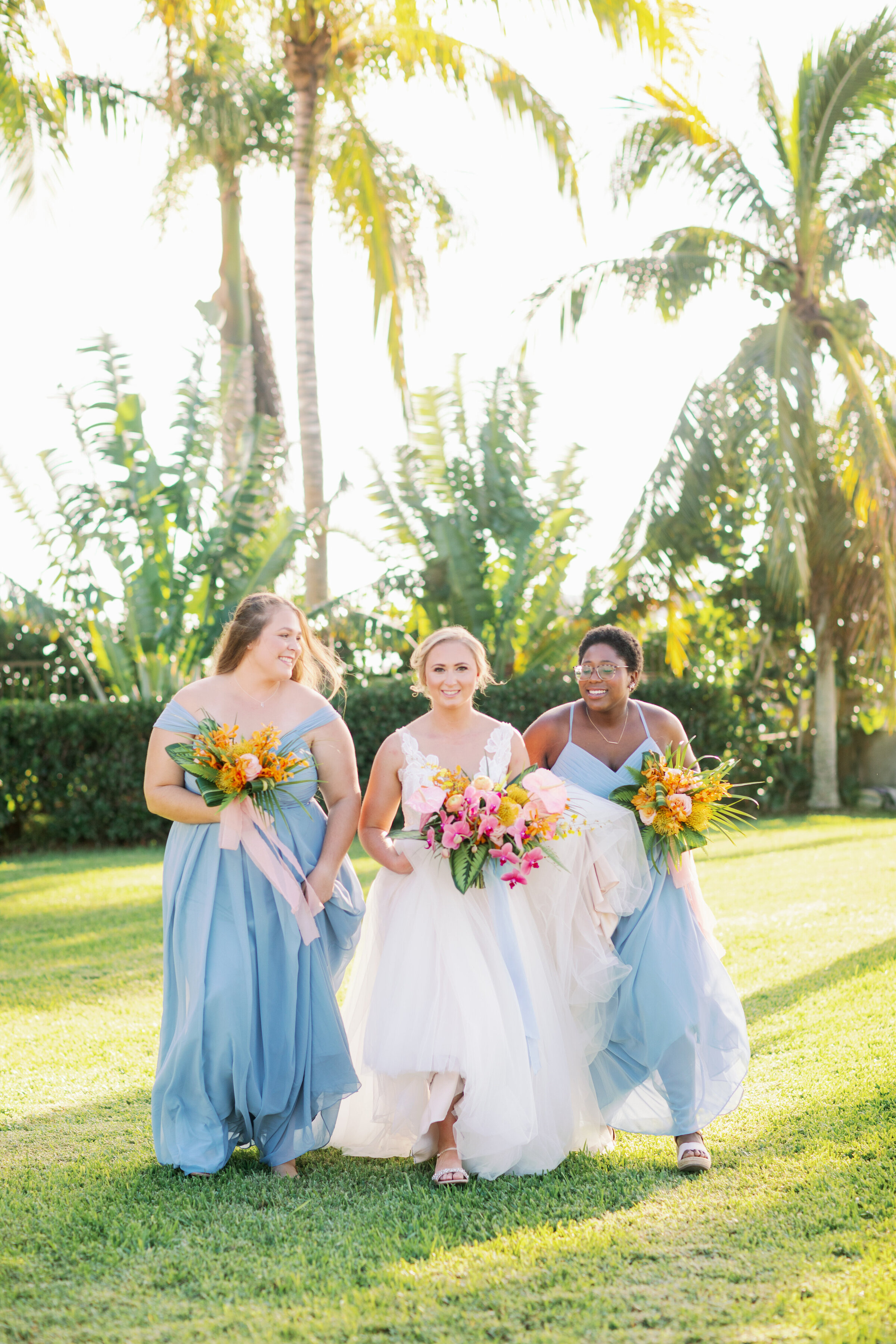 tropical florida wedding