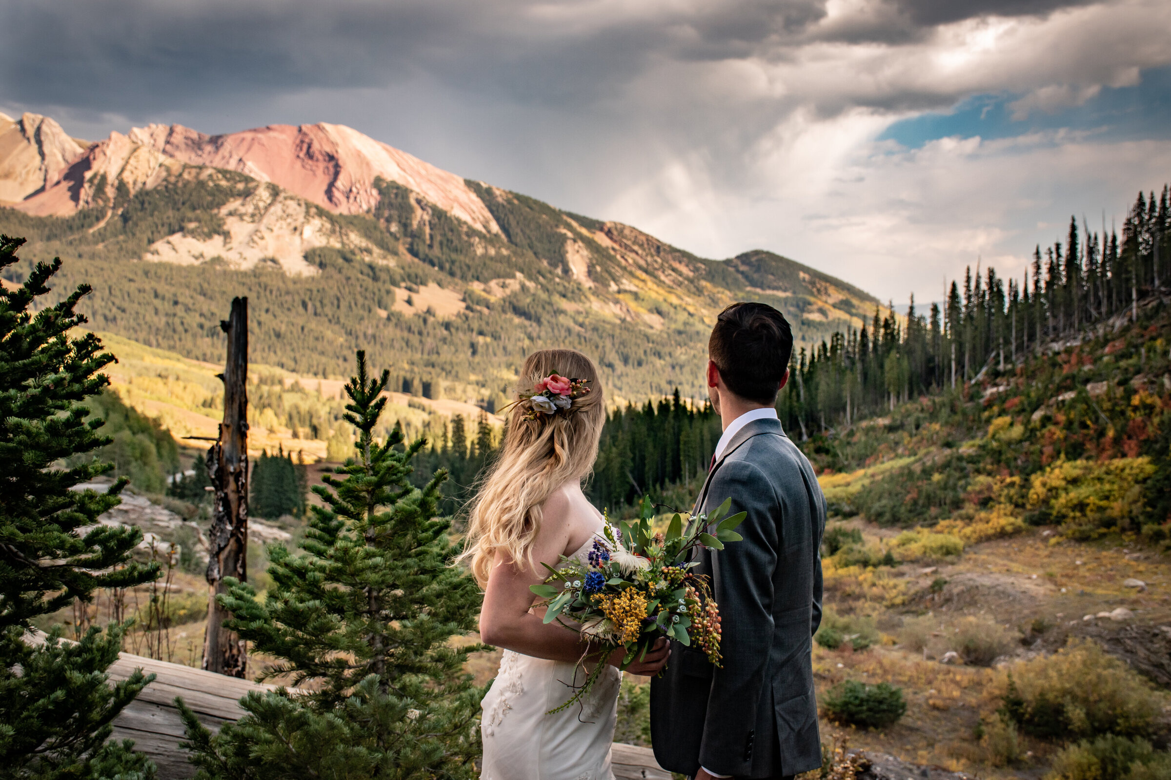 Crested Butte wedding elopement session photographer gothic valley