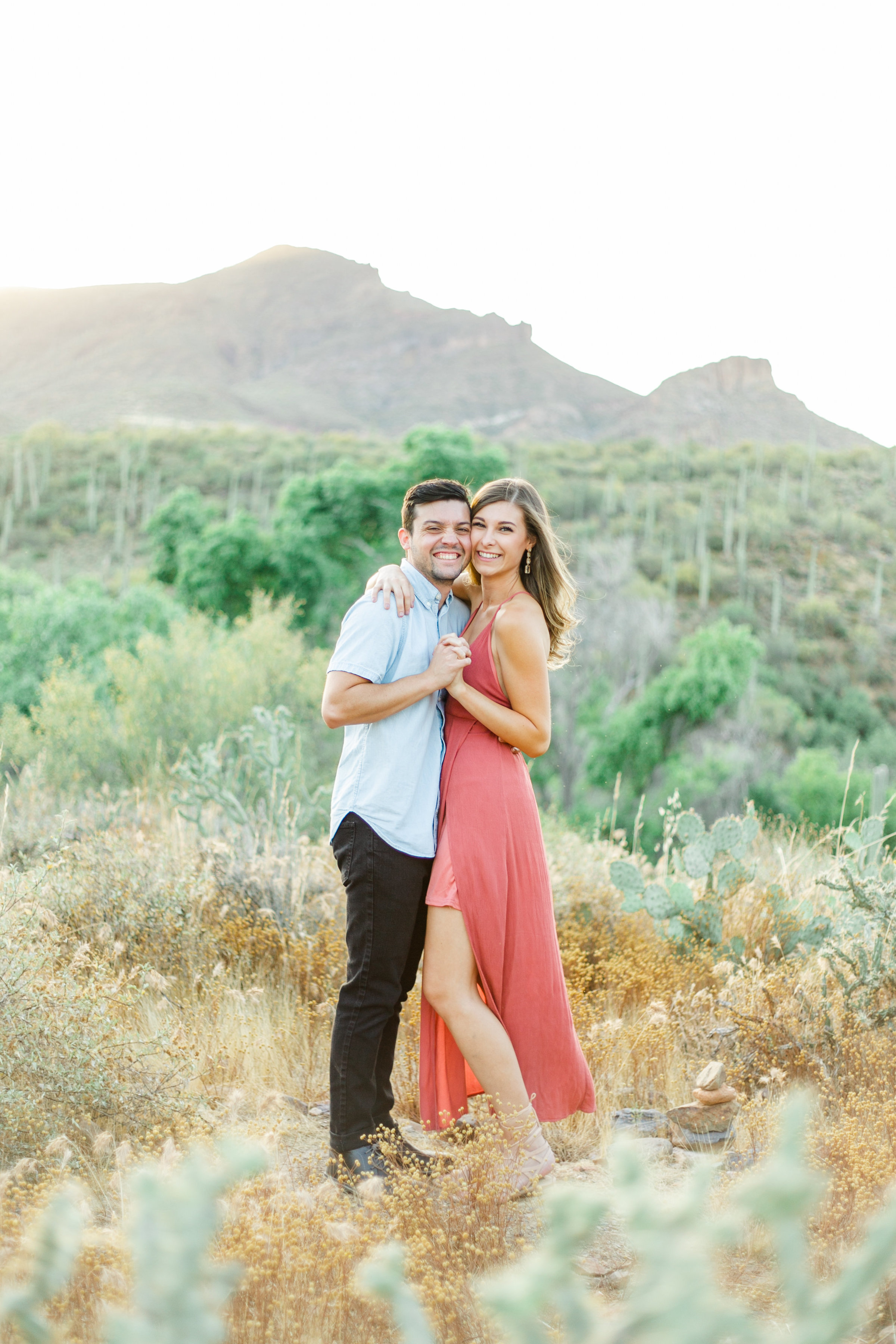 Karlie Colleen Photography - Arizona Desert Engagement - Brynne & Josh -155