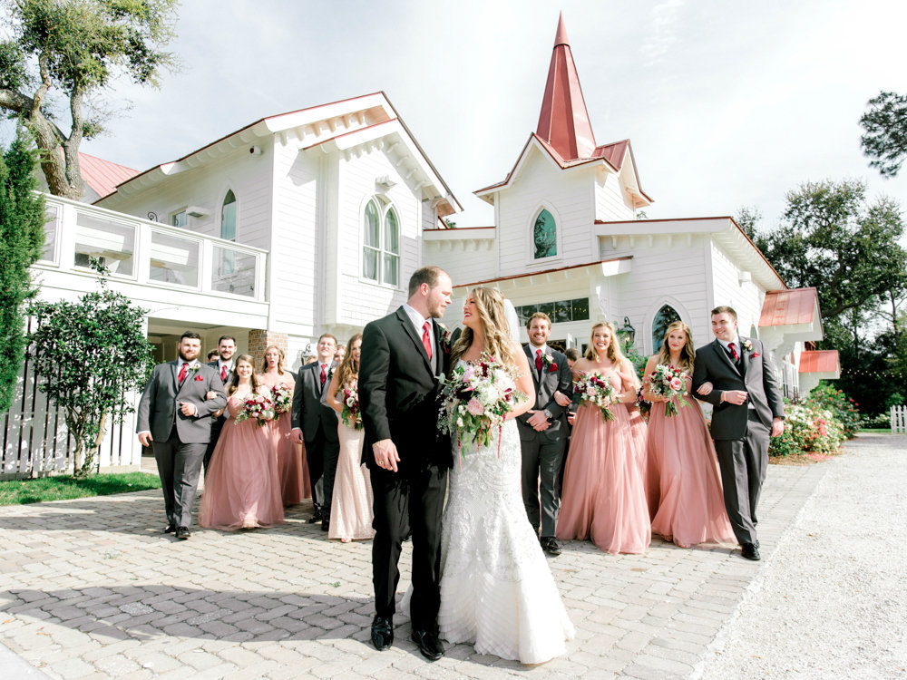 Bridal Party Tybee Wedding Chapel