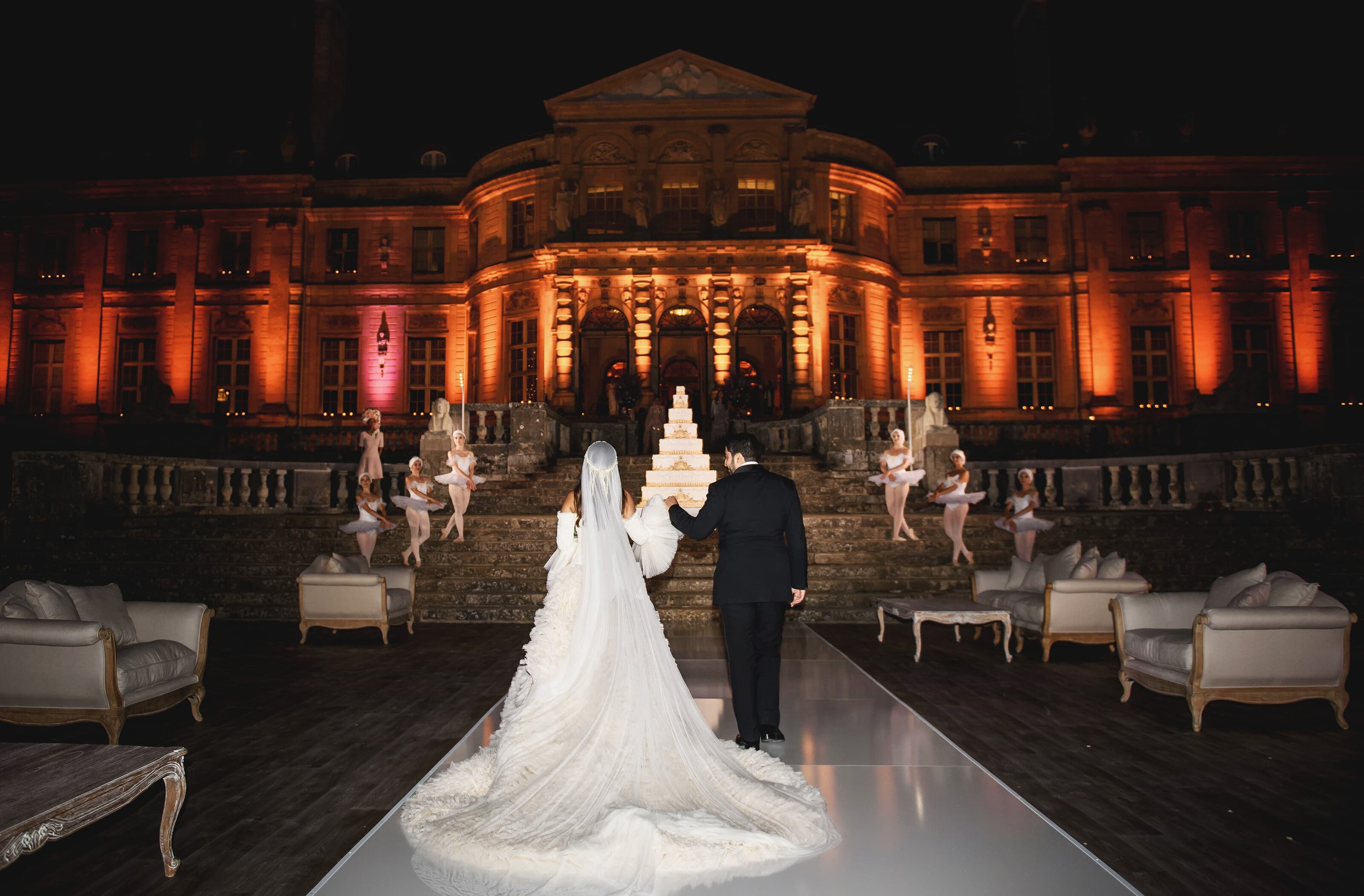 Destination Wedding Reception in a Castle in France by Alejandra Poupel 9
