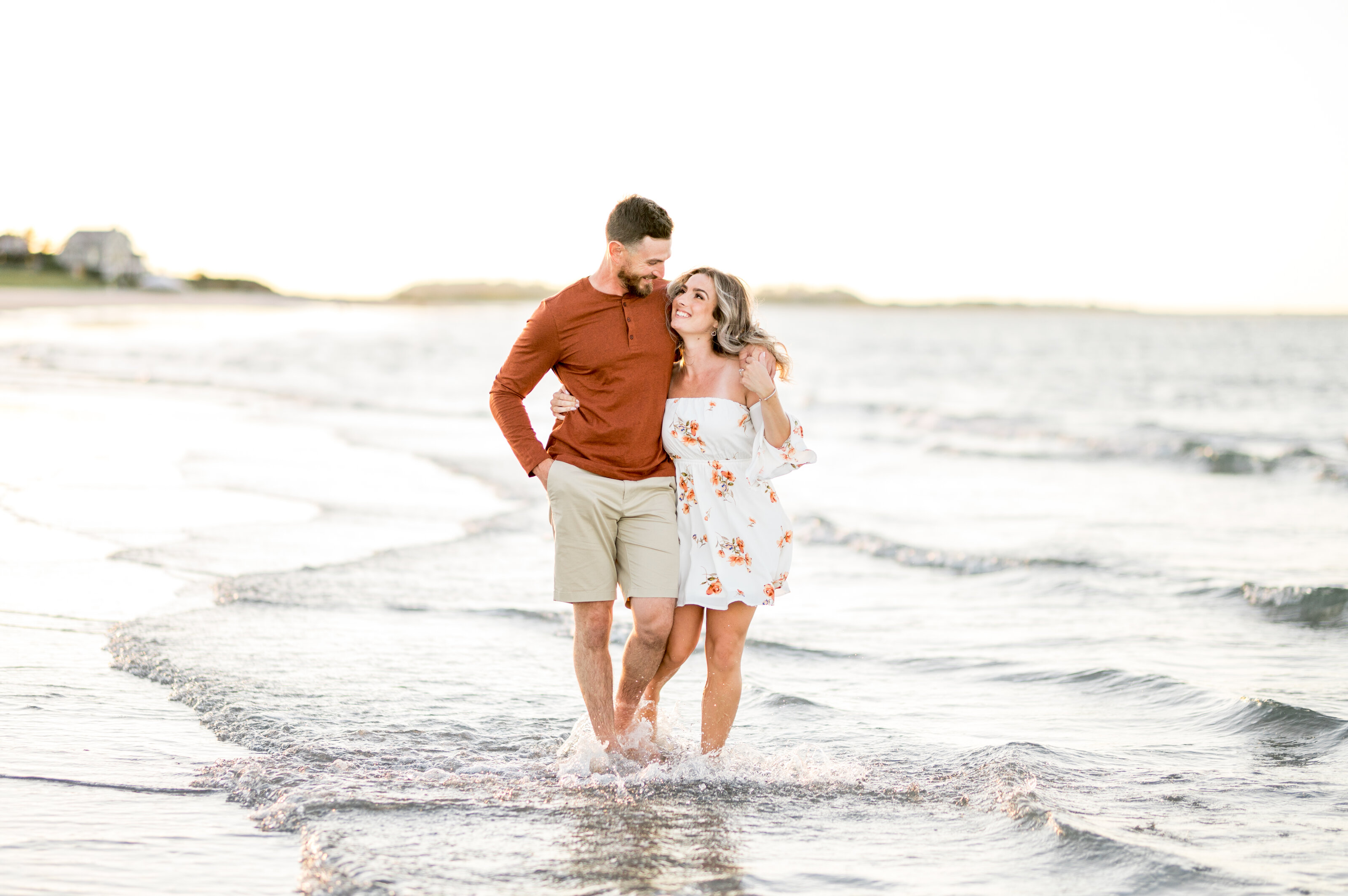 Cute Beach Engagement Session