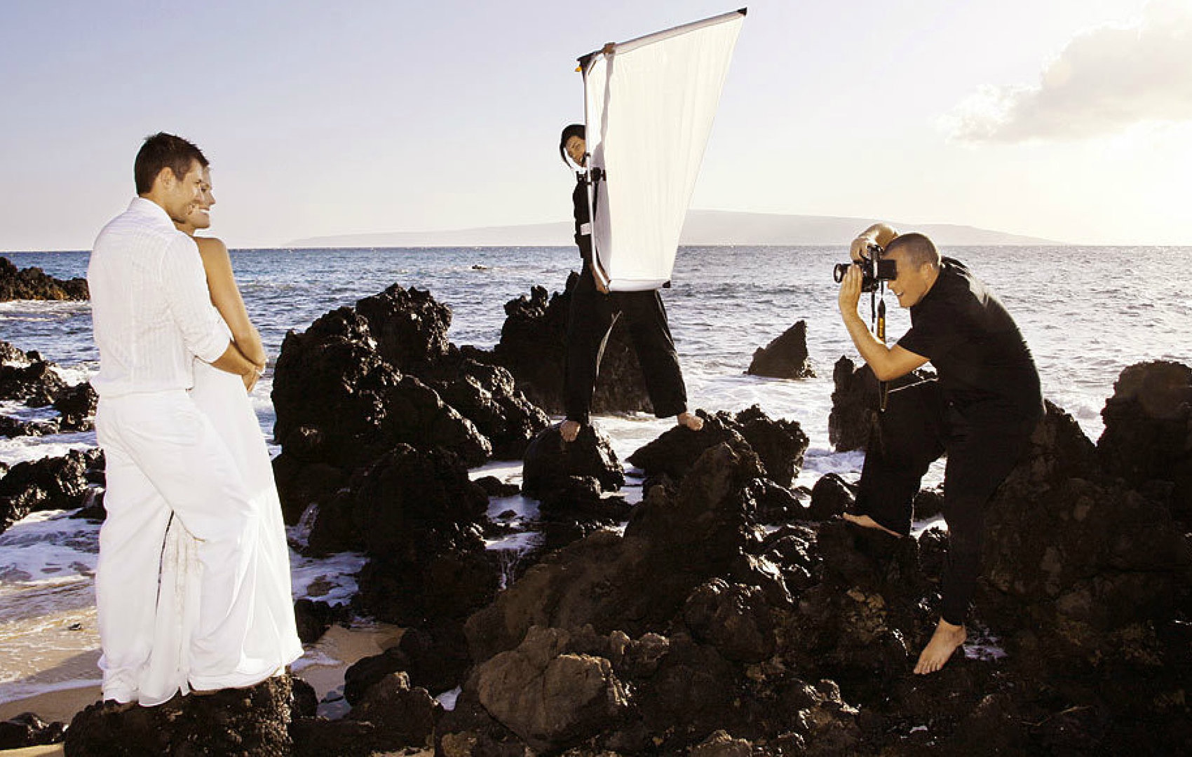 Behind the scenes photographers on Maui