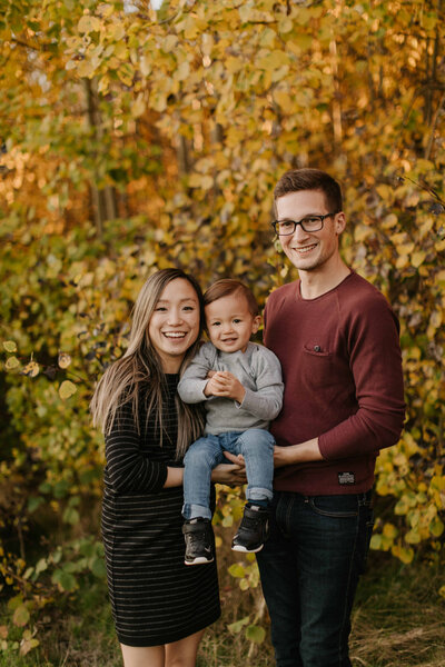 Vancouver family photos in Autumn